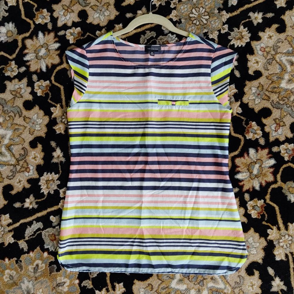 ****🛍️ BUNDLE ONLY -The Limited Multicolor Striped Top X-Small****